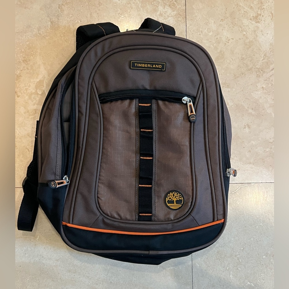 NWOT Timberland Dark Brown Hiking Outdoors Backpack